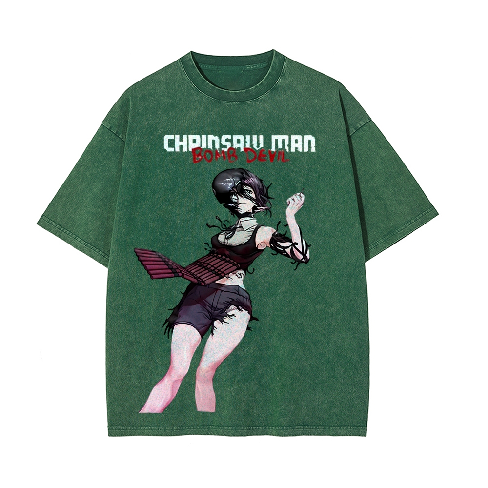 Vintage Oversized T-Shirt Chainsaw Man