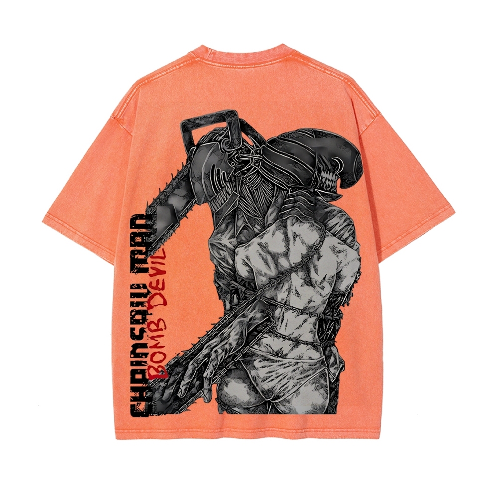 Vintage Oversized T-Shirt Chainsaw Man