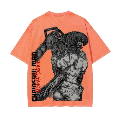 Vintage Oversized T-Shirt Chainsaw Man