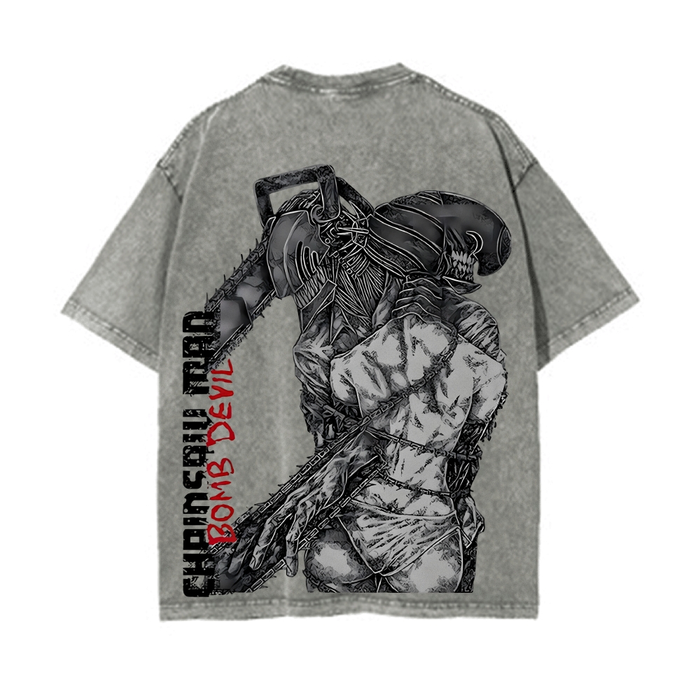 Vintage Oversized T-Shirt Chainsaw Man