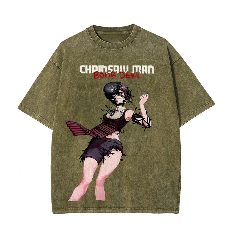 Vintage Oversized T-Shirt Chainsaw Man