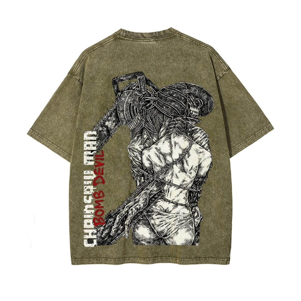 Vintage Oversized T-Shirt Chainsaw Man