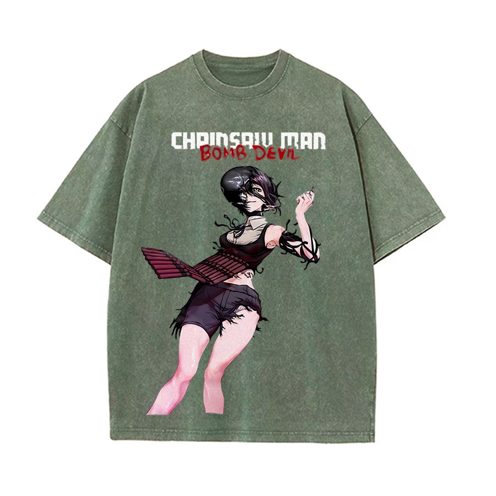 Vintage Oversized T-Shirt Chainsaw Man