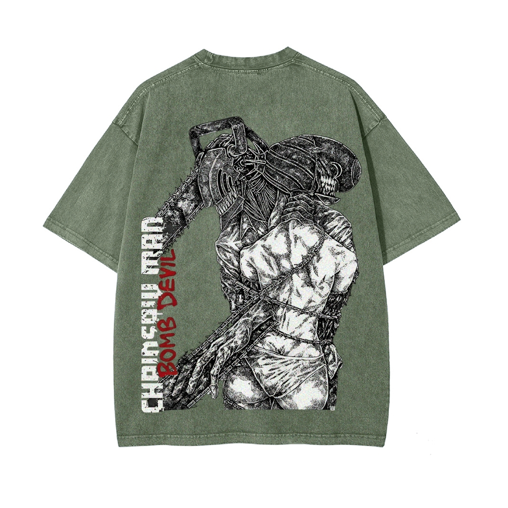 Vintage Oversized T-Shirt Chainsaw Man