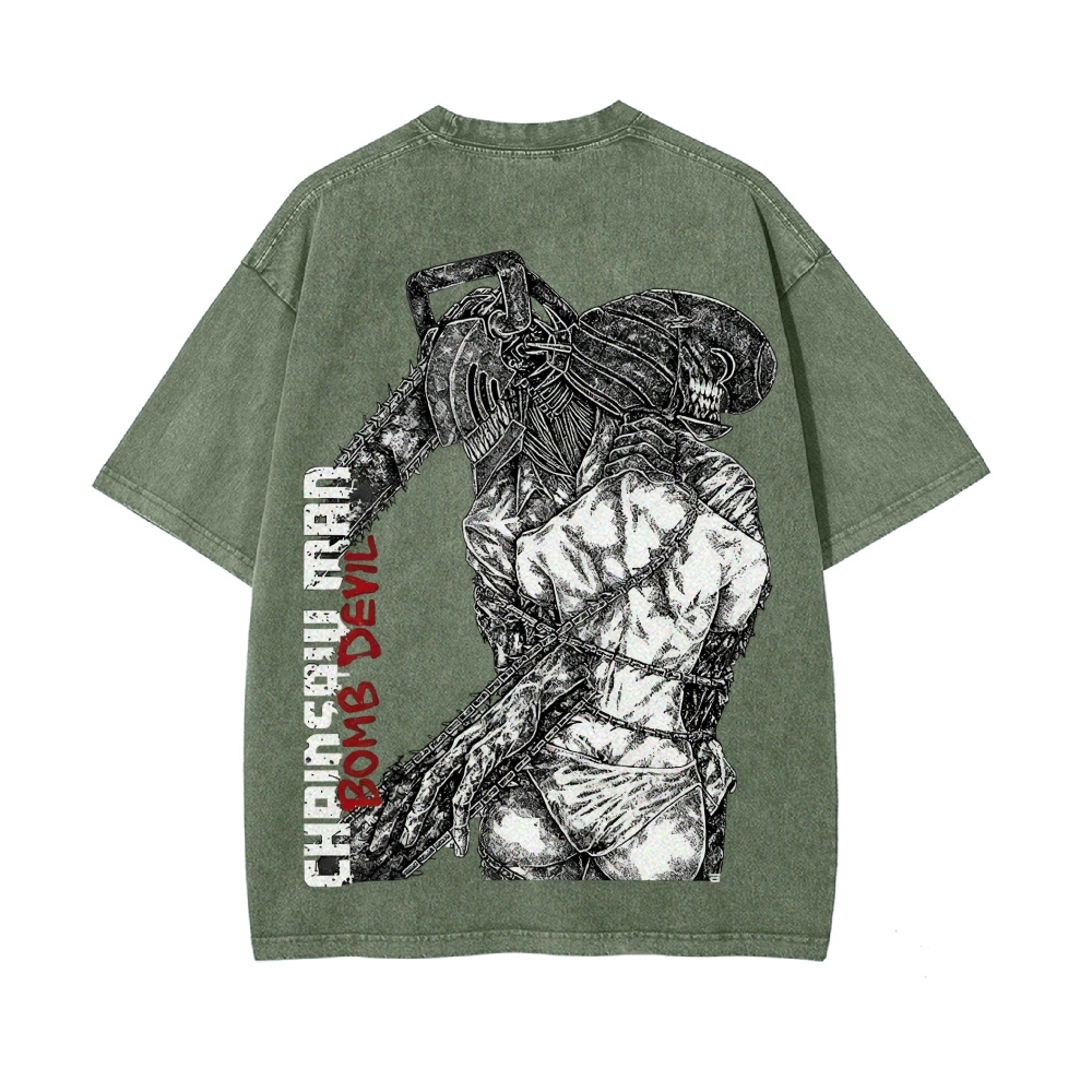 Vintage Oversized T-Shirt Chainsaw Man