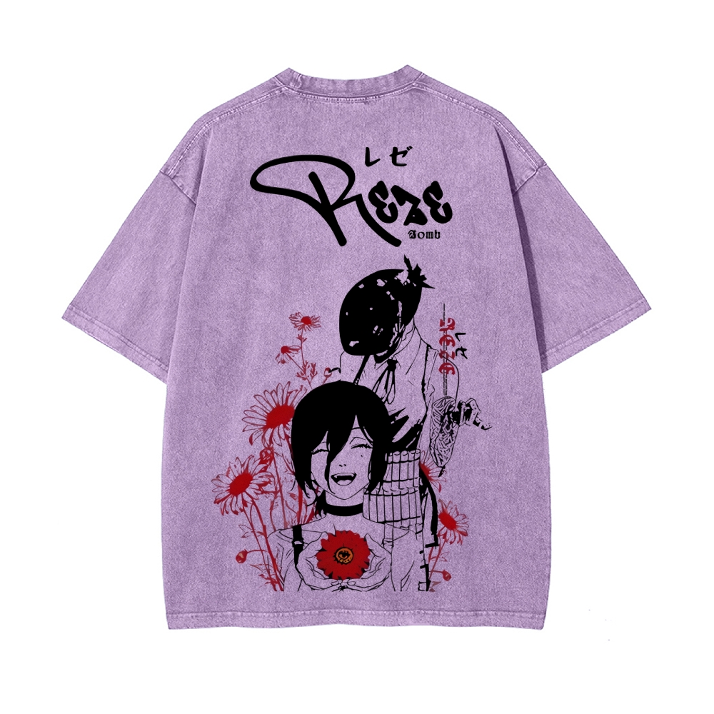 Vintage Oversized T-Shirt Chainsaw Man