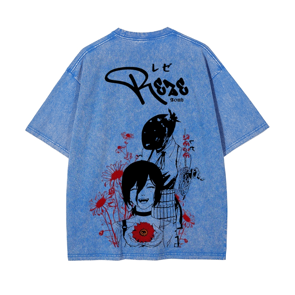 Vintage Oversized T-Shirt Chainsaw Man