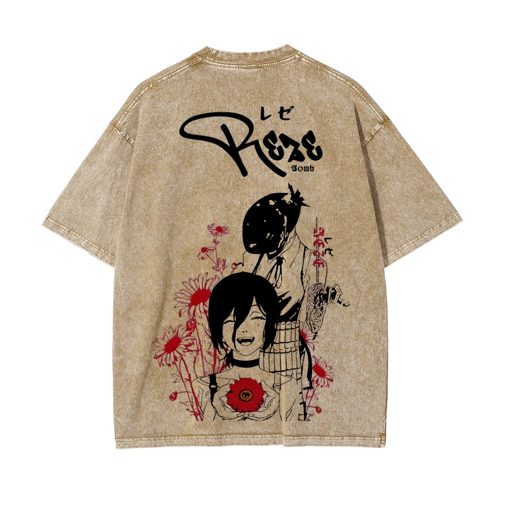 Vintage Oversized T-Shirt Chainsaw Man