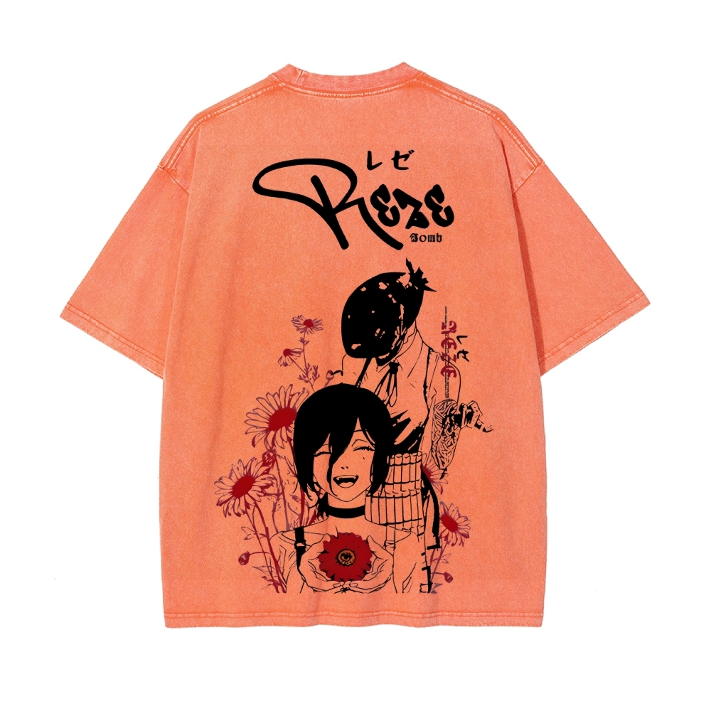 Vintage Oversized T-Shirt Chainsaw Man