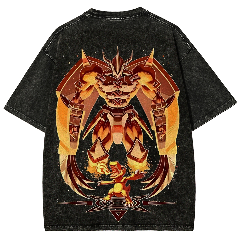 WarGreymon Digimon Adventure | Unisex Fit Washed T-Shirt