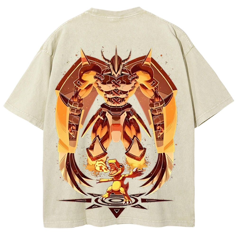 WarGreymon Digimon Adventure | Unisex Fit Washed T-Shirt