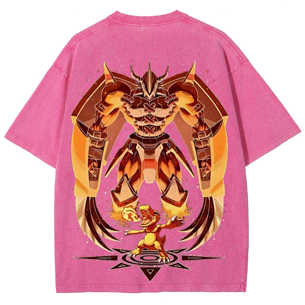 WarGreymon Digimon Adventure | Unisex Fit Washed T-Shirt