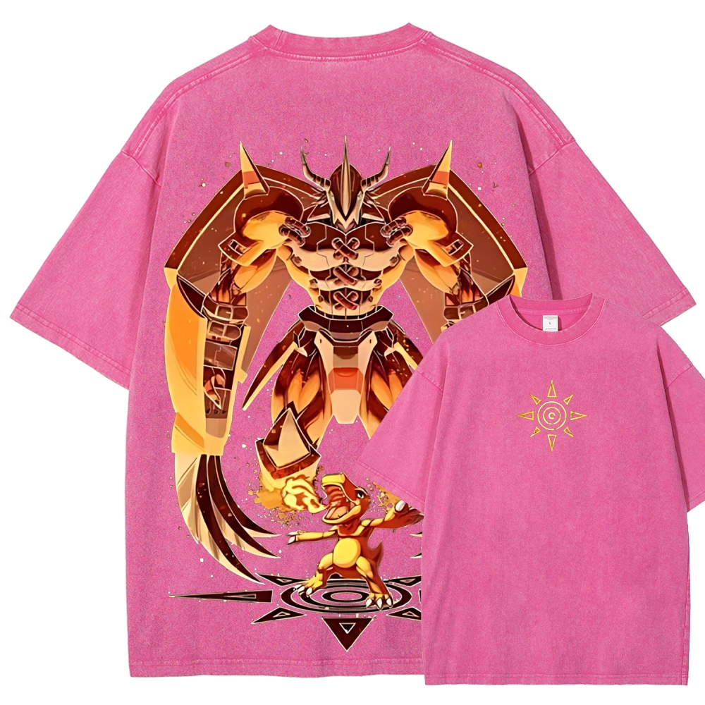 WarGreymon Digimon Adventure | Unisex Fit Washed T-Shirt