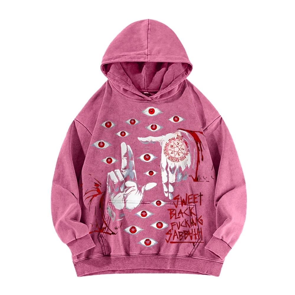 Alucard The Wings | Washed Unisex Hoodie