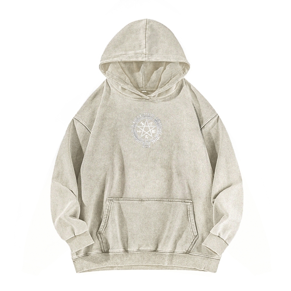 Alucard The Wings | Washed Unisex Hoodie