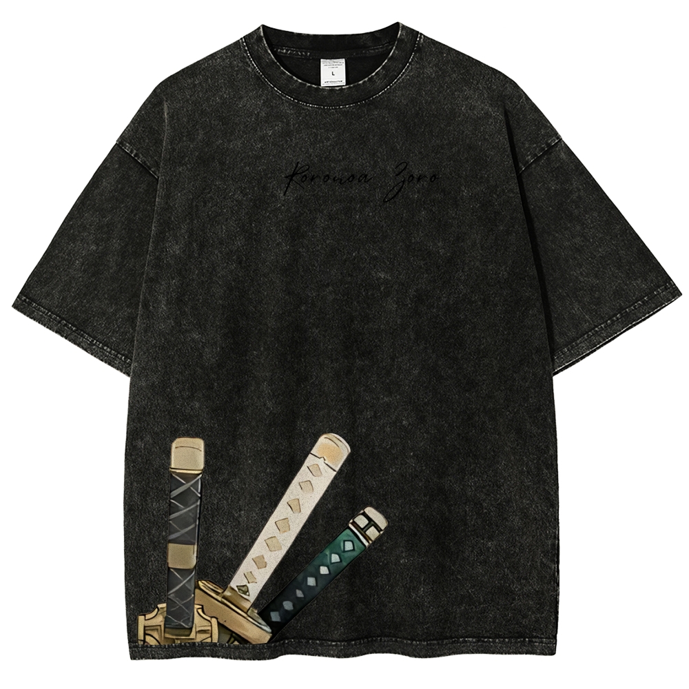 One Piece Devil Fruit | Unisex Fit Washed T-Shirt 2511018865