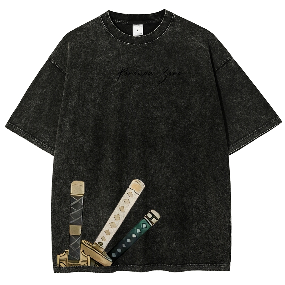 One Piece Devil Fruit | Unisex Fit Washed T-Shirt 2511018865