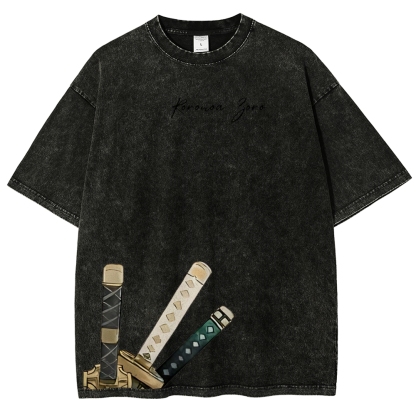 One Piece Devil Fruit | Unisex Fit Washed T-Shirt 2511018865