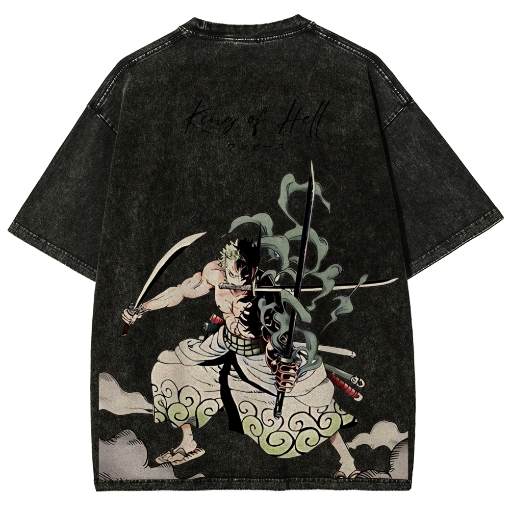 One Piece Devil Fruit | Unisex Fit Washed T-Shirt 2511018865