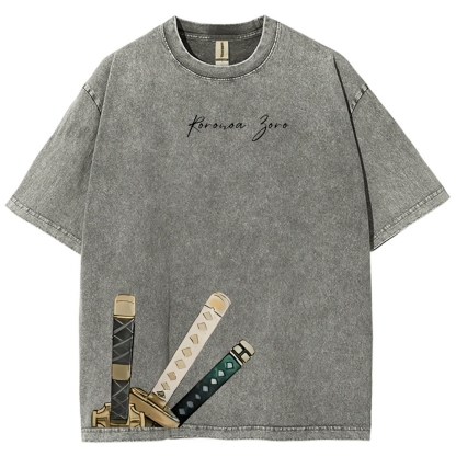 One Piece Devil Fruit | Unisex Fit Washed T-Shirt 2511018865