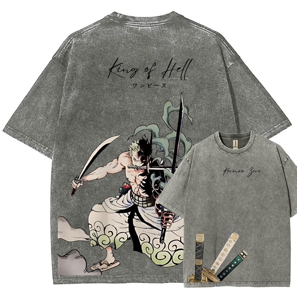 One Piece Devil Fruit | Unisex Fit Washed T-Shirt 2511018865