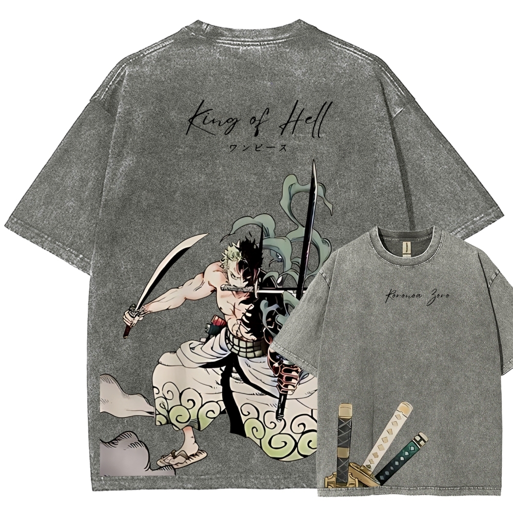 One Piece Devil Fruit | Unisex Fit Washed T-Shirt 2511018865