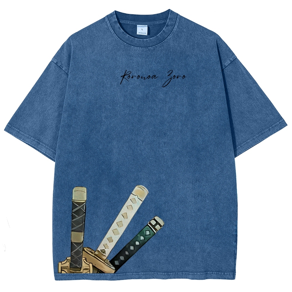 One Piece Devil Fruit | Unisex Fit Washed T-Shirt 2511018865