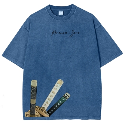 One Piece Devil Fruit | Unisex Fit Washed T-Shirt 2511018865