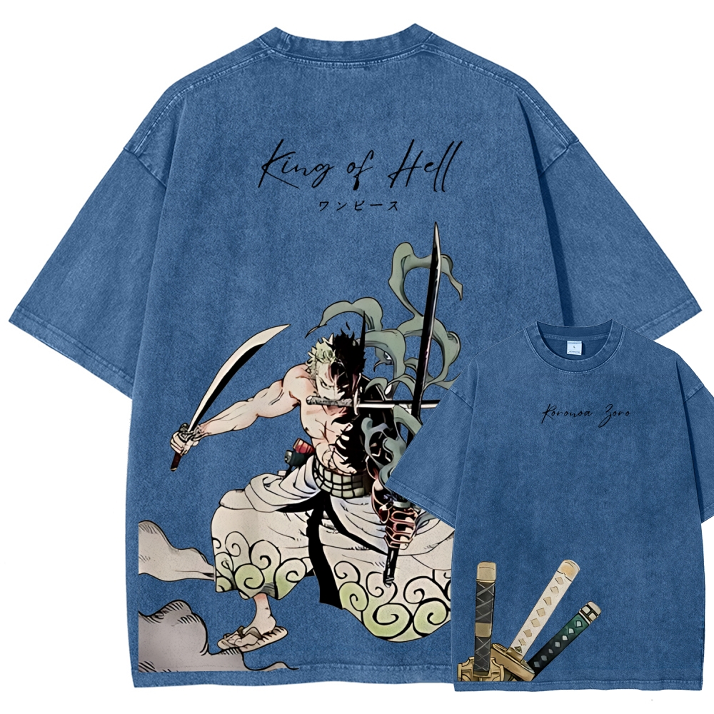 One Piece Devil Fruit | Unisex Fit Washed T-Shirt 2511018865