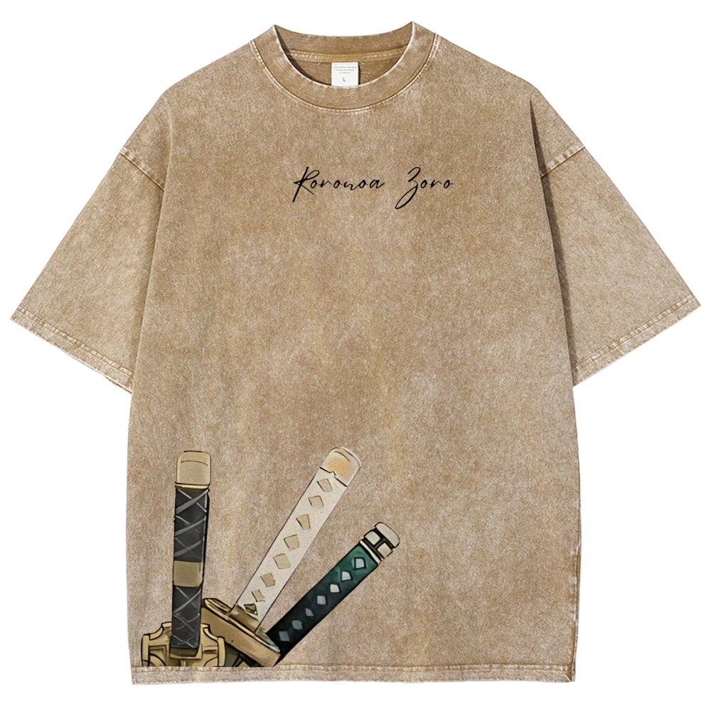 One Piece Devil Fruit | Unisex Fit Washed T-Shirt 2511018865