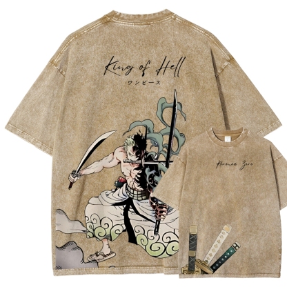 One Piece Devil Fruit | Unisex Fit Washed T-Shirt 2511018865