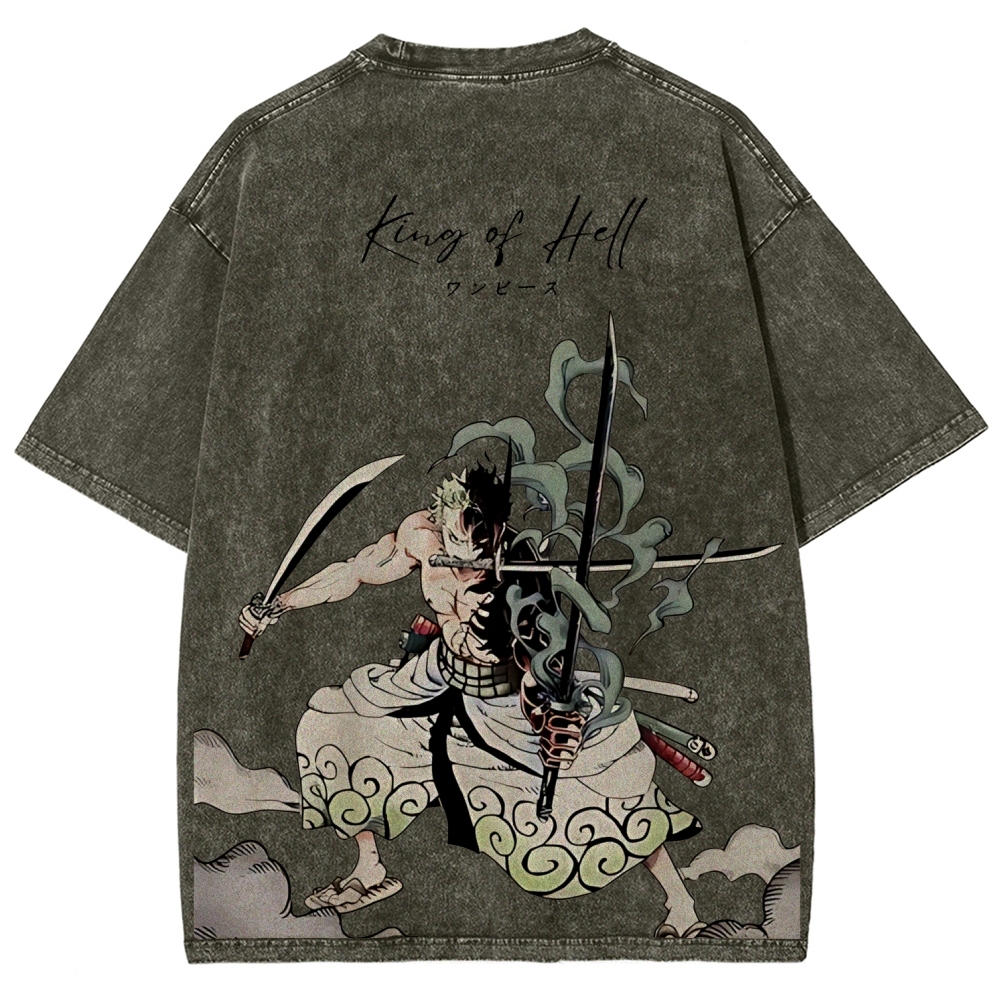 One Piece Devil Fruit | Unisex Fit Washed T-Shirt 2511018865