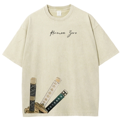 One Piece Devil Fruit | Unisex Fit Washed T-Shirt 2511018865