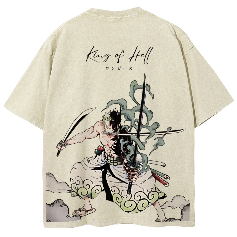 One Piece Devil Fruit | Unisex Fit Washed T-Shirt 2511018865