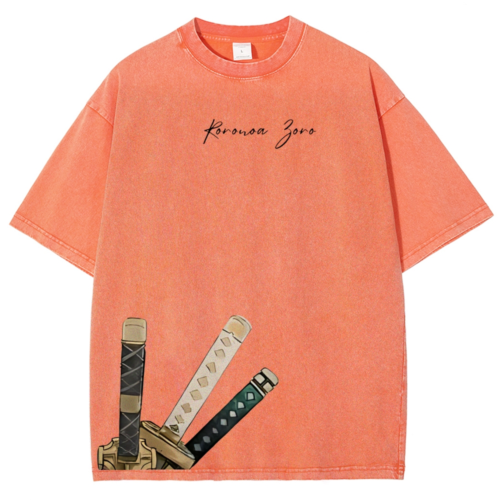 One Piece Devil Fruit | Unisex Fit Washed T-Shirt 2511018865