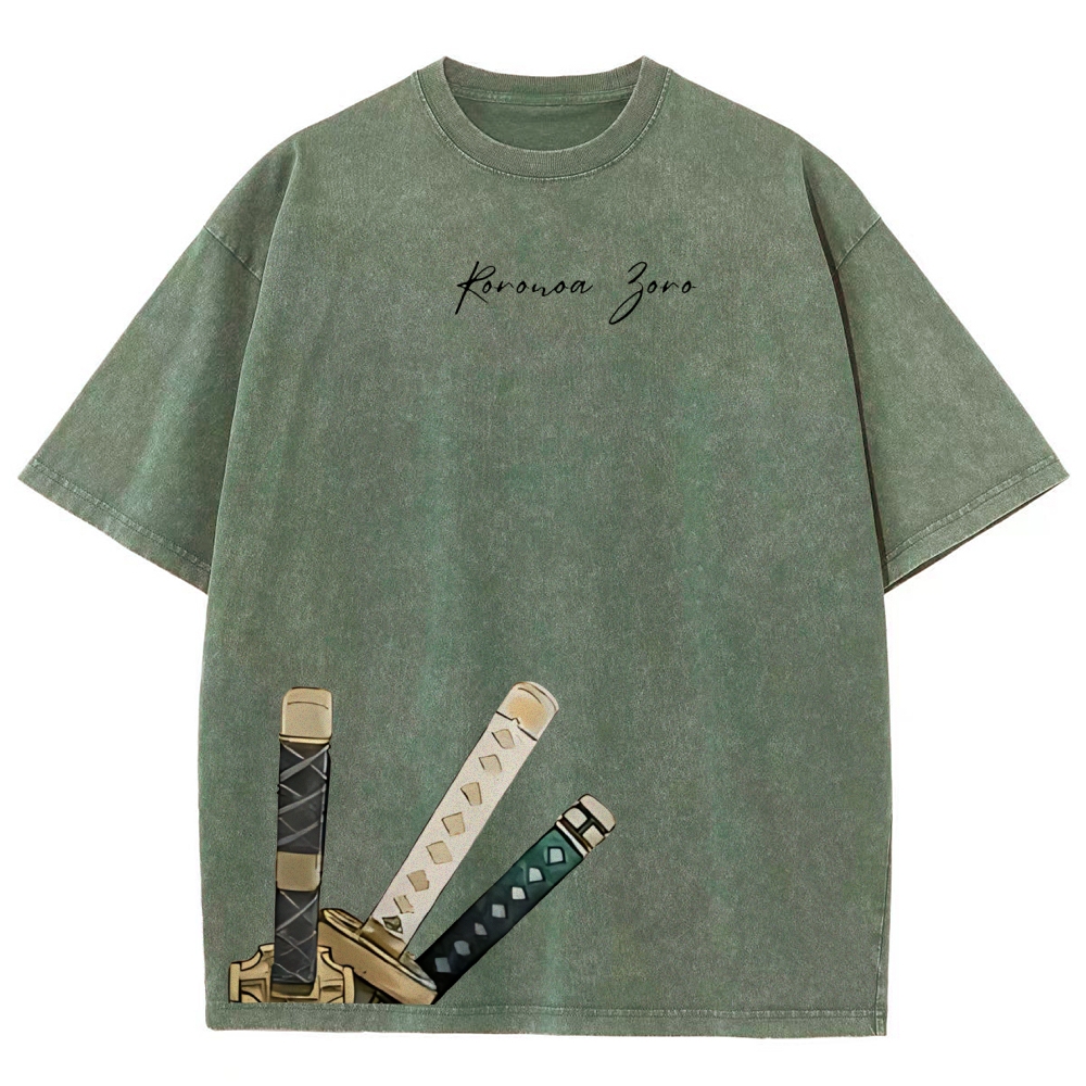 One Piece Devil Fruit | Unisex Fit Washed T-Shirt 2511018865