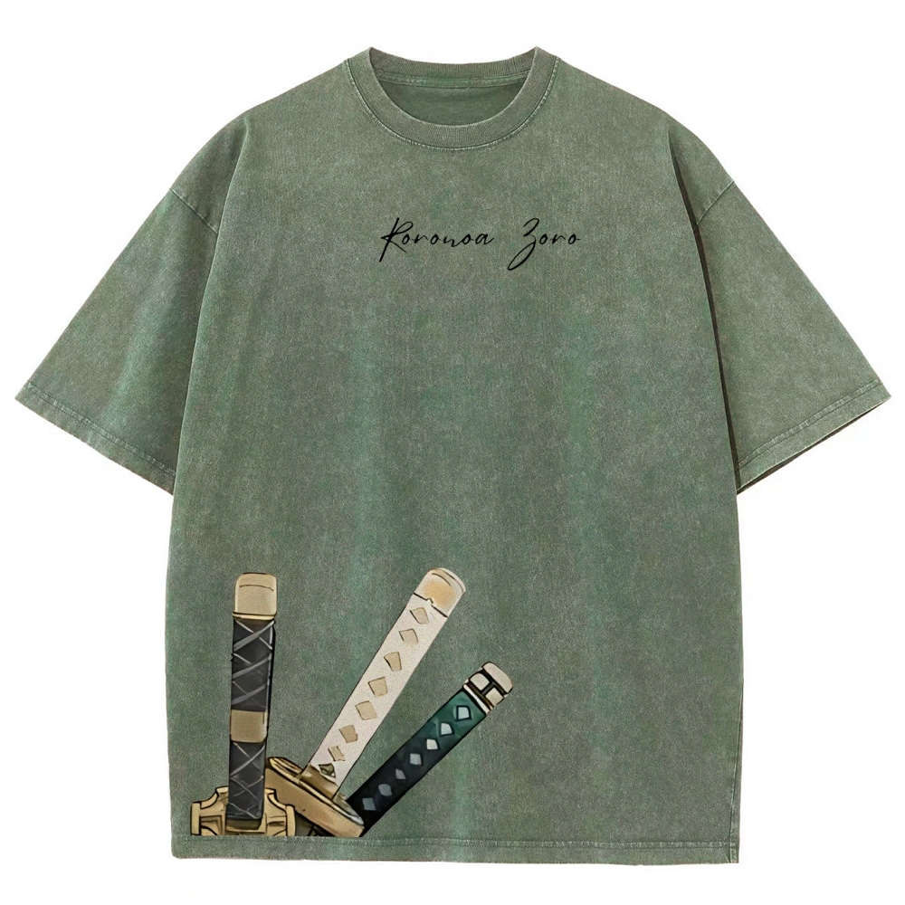 One Piece Devil Fruit | Unisex Fit Washed T-Shirt 2511018865