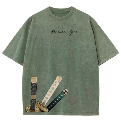 One Piece Devil Fruit | Unisex Fit Washed T-Shirt 2511018865