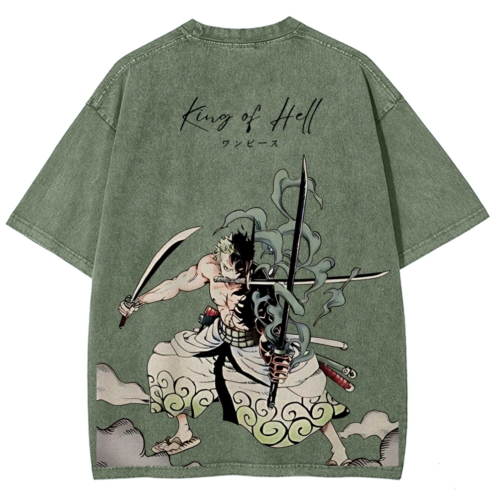 One Piece Devil Fruit | Unisex Fit Washed T-Shirt 2511018865