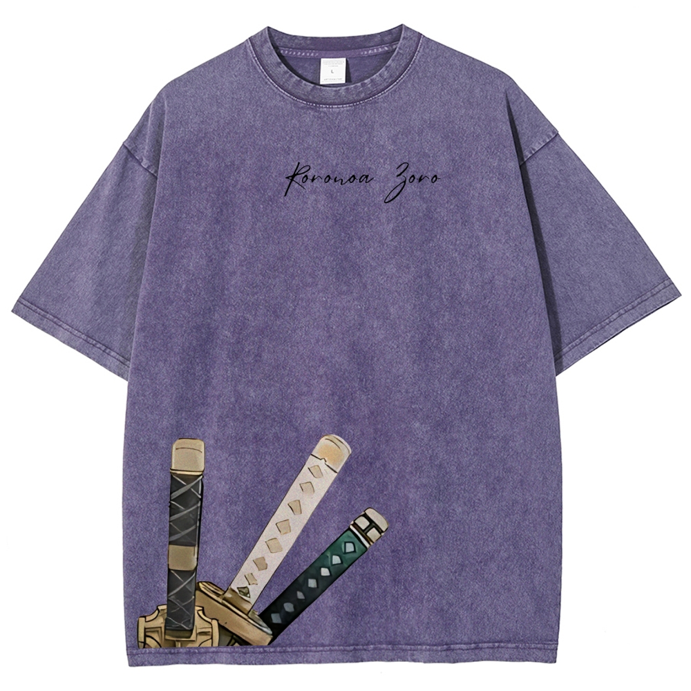 One Piece Devil Fruit | Unisex Fit Washed T-Shirt 2511018865