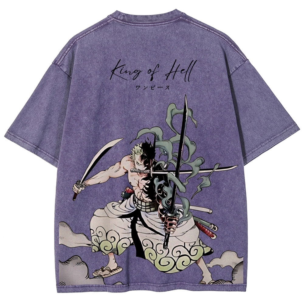 One Piece Devil Fruit | Unisex Fit Washed T-Shirt 2511018865