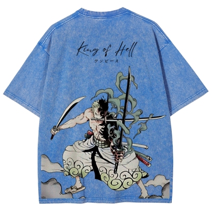 One Piece Devil Fruit | Unisex Fit Washed T-Shirt 2511018865