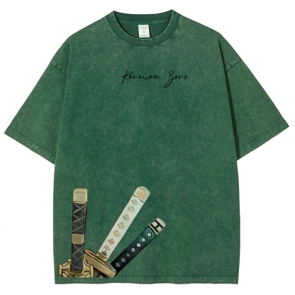 One Piece Devil Fruit | Unisex Fit Washed T-Shirt 2511018865