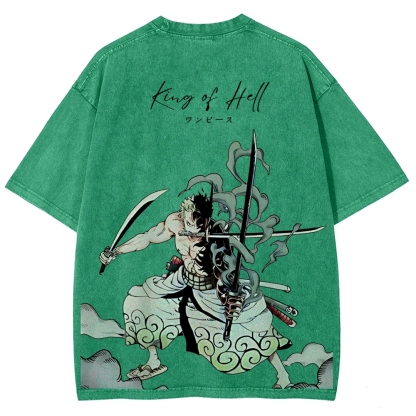 One Piece Devil Fruit | Unisex Fit Washed T-Shirt 2511018865