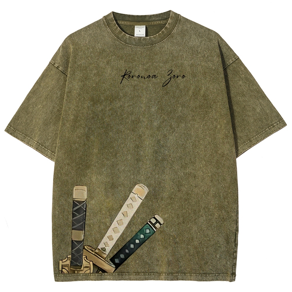 One Piece Devil Fruit | Unisex Fit Washed T-Shirt 2511018865