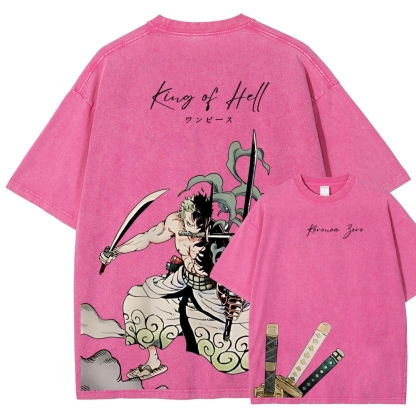 One Piece Devil Fruit | Unisex Fit Washed T-Shirt 2511018865