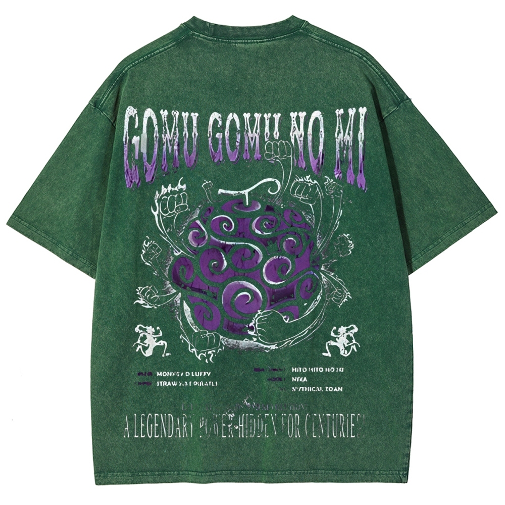 One Piece Devil Fruit | Unisex Fit Washed T-Shirt 2511018868