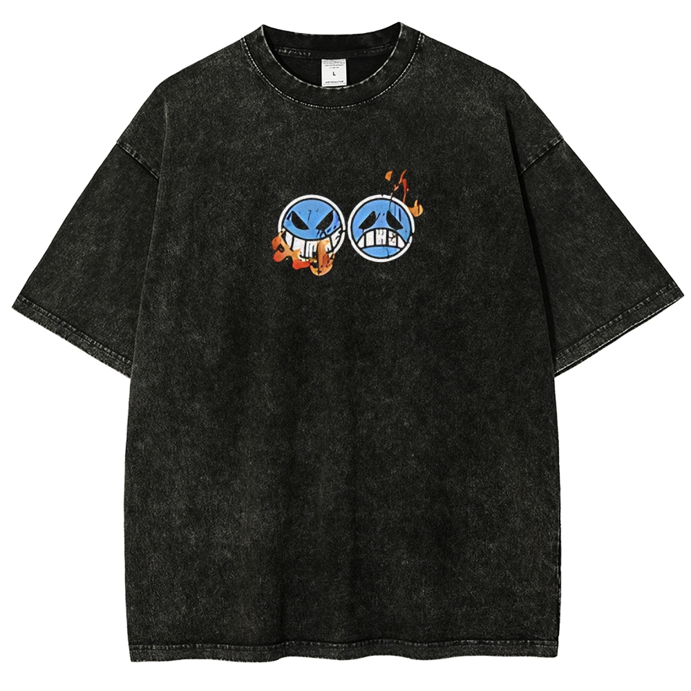 One Piece Devil Fruit | Unisex Fit Washed T-Shirt 2511018869