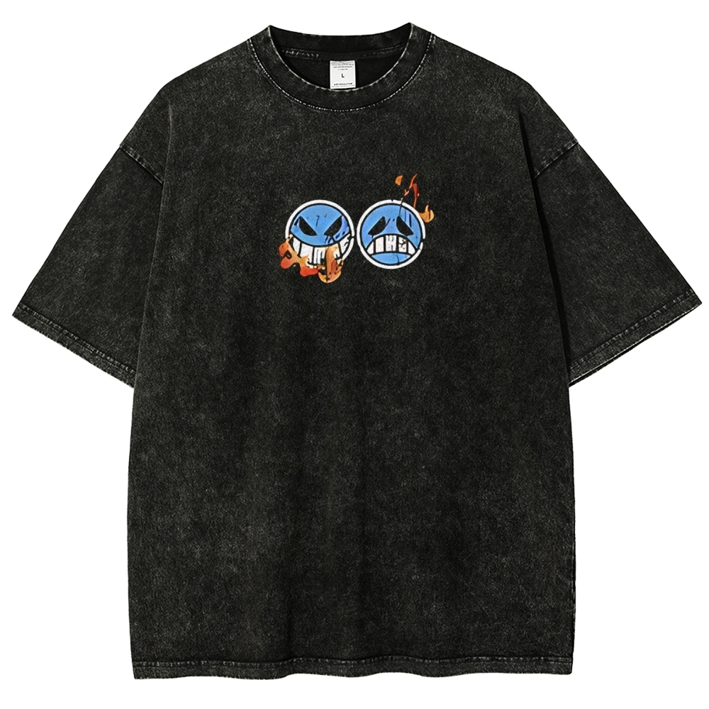 One Piece Devil Fruit | Unisex Fit Washed T-Shirt 2511018869