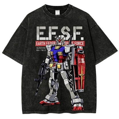 Gundam | Unisex Fit Washed T-Shirt